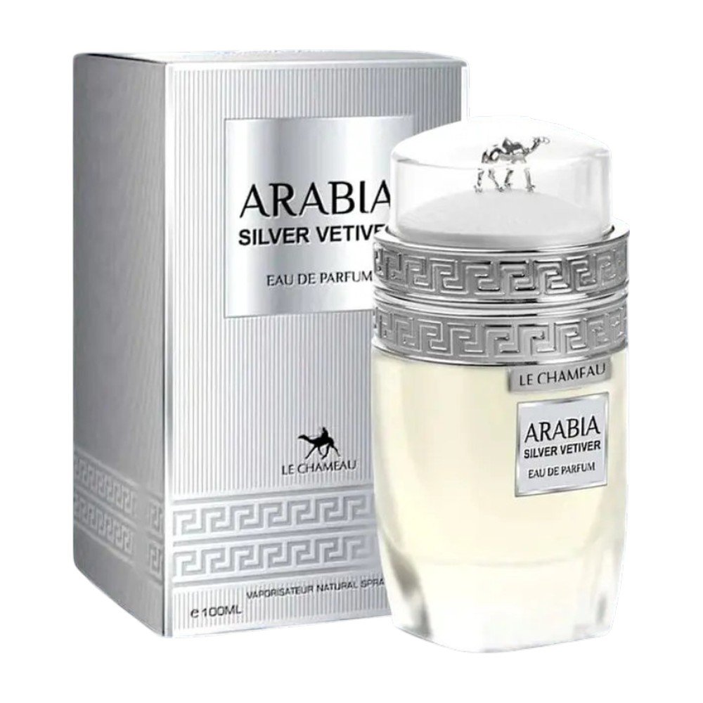 Le Chameau Arabia Silver Vetiver – frasco e caixa