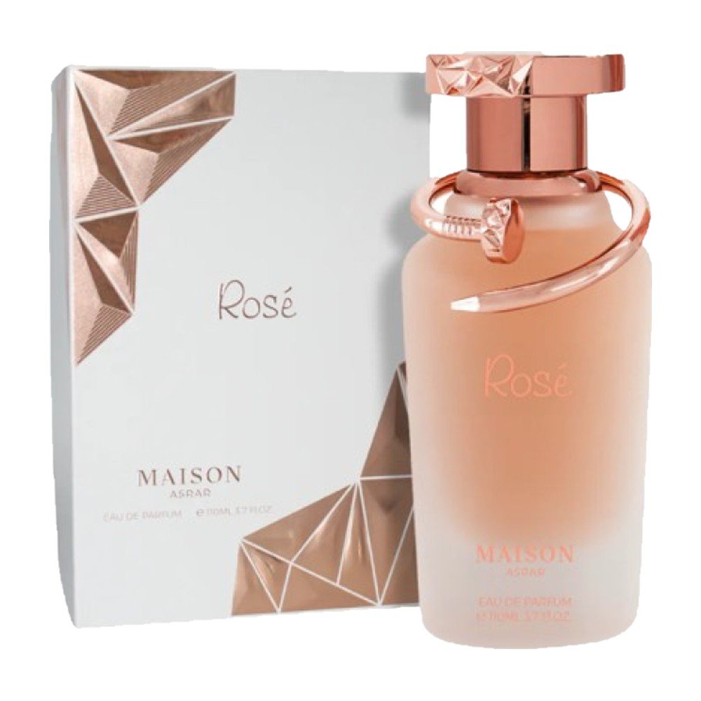Maison Asrar Rose – frasco e caixa