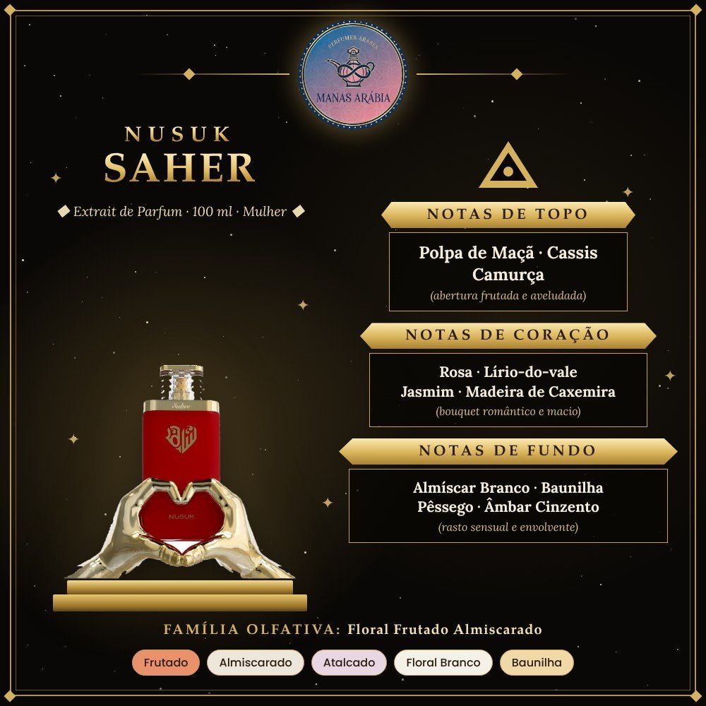 Pirâmide olfativa do Nusuk Saher