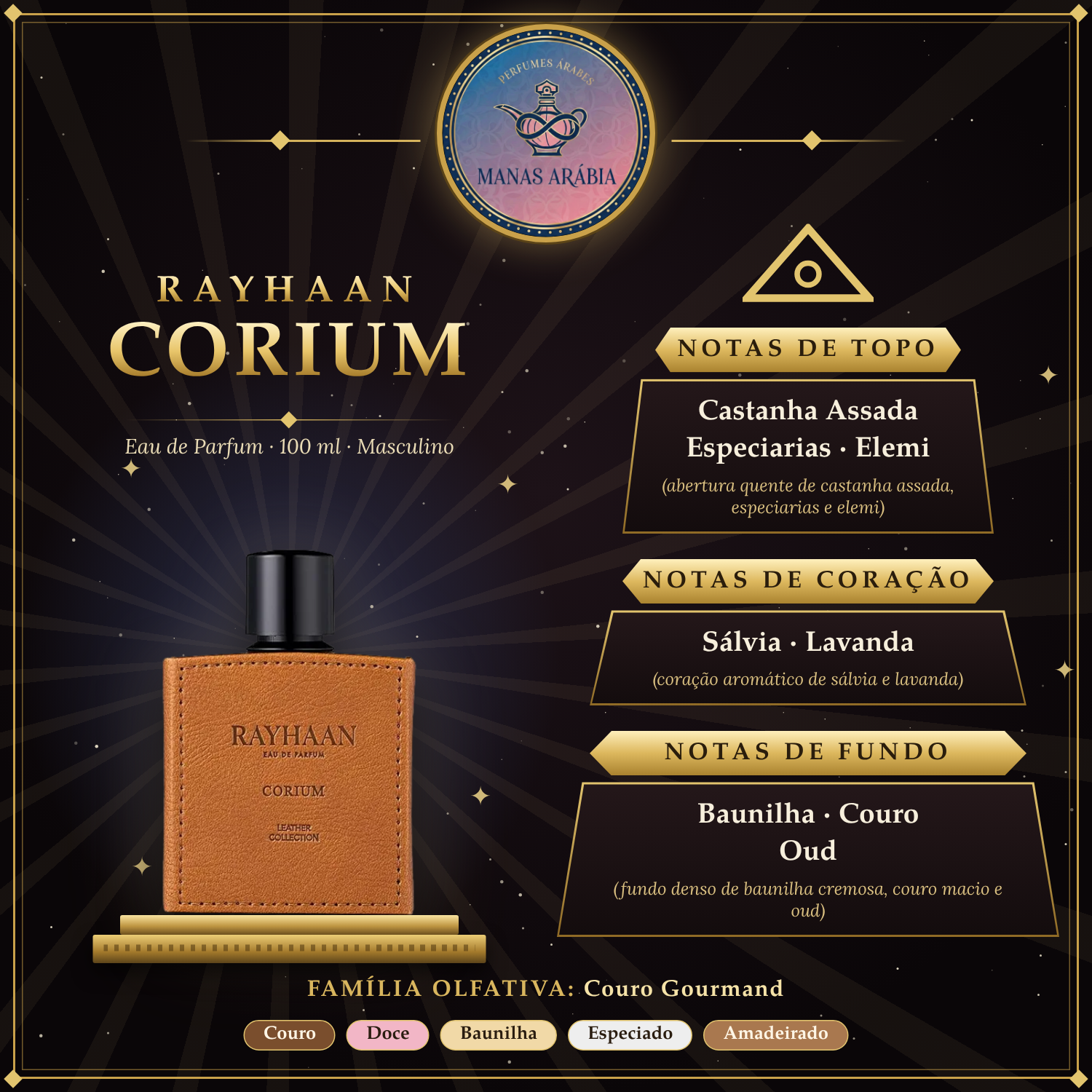 Rayhaan Corium – pirâmide olfativa
