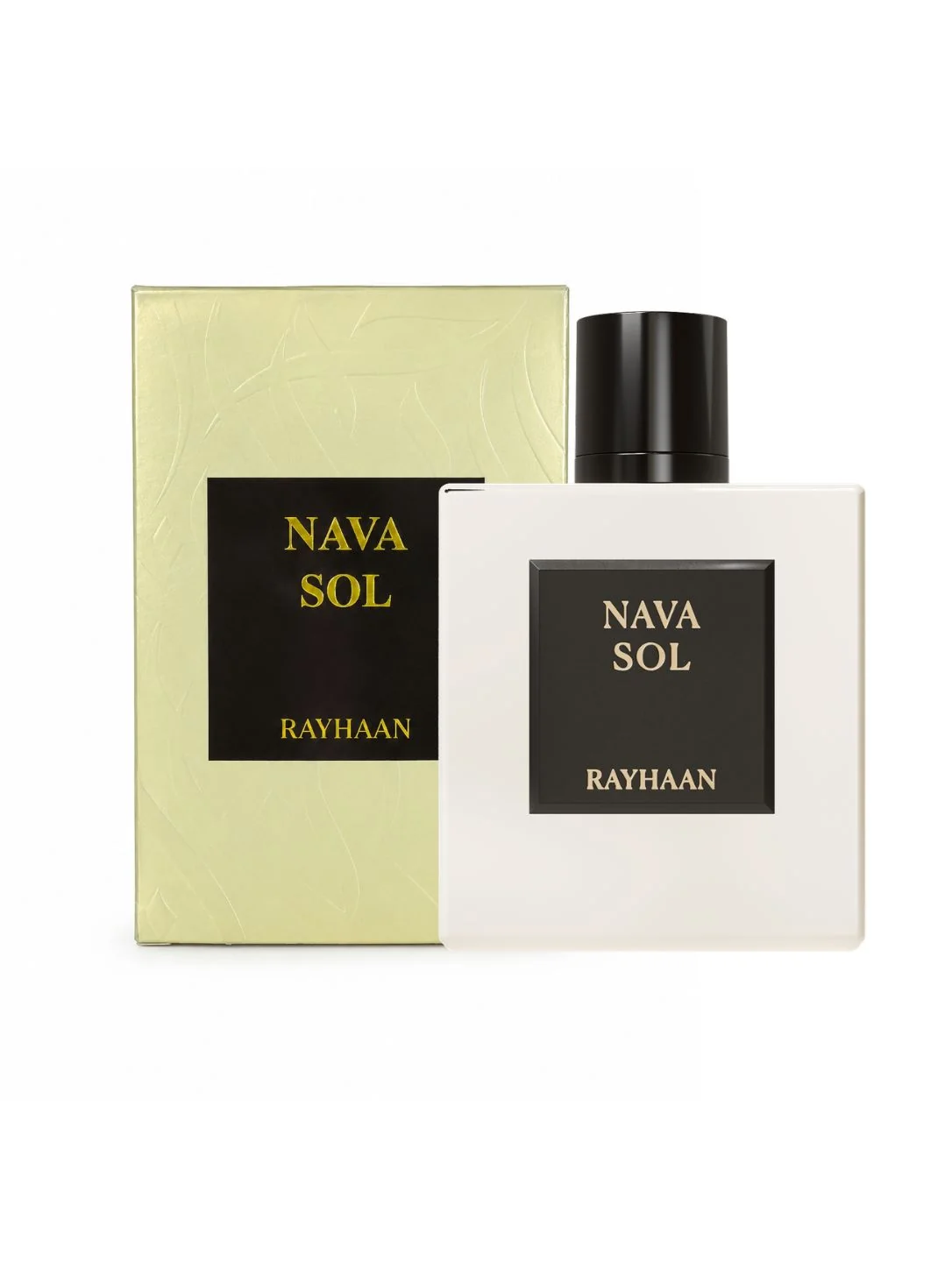 Frasco do perfume unissexo Rayhaan Nava Sol Eau de Parfum de 100ml