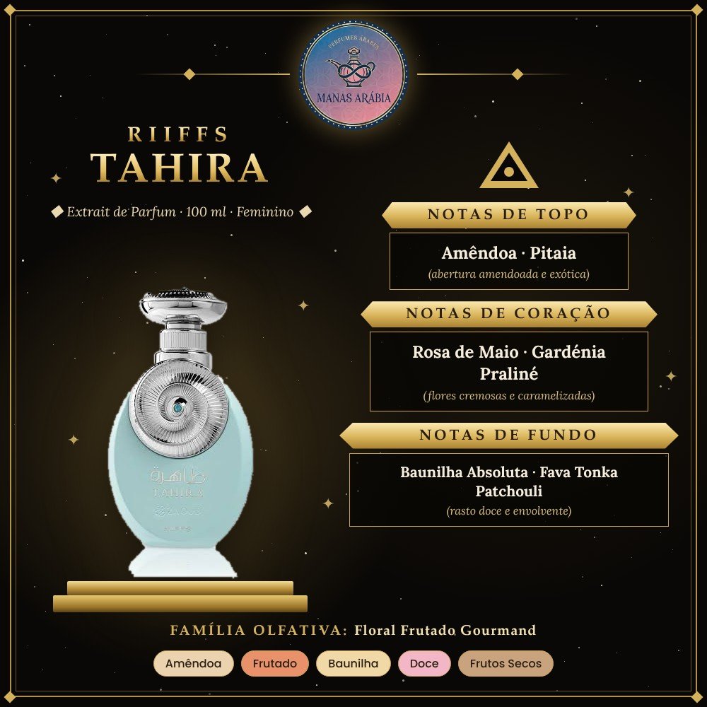 Pirâmide olfativa do Riiffs Tahira