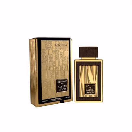 Frasco do perfume unissexo Asturi Wood Le Bonheur Eau de Parfum de 100ml