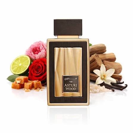 Perfume Asturi Wood num cenário requintado e acolhedor de outono