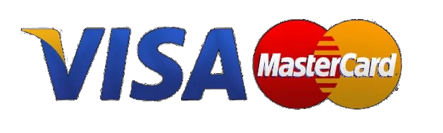 Pagamento com Visa e Mastercard